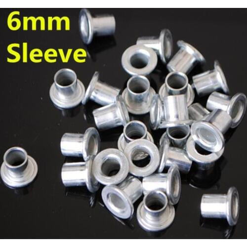 16 pieces 8mm transfer to 6mm Inline Skates wheel bolts sleeve spacer plug adapter for kids children Skate Patines