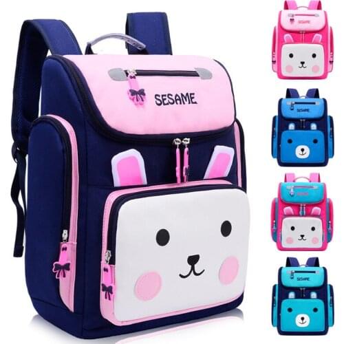 Girls Backpacks Cartoon 3D Children School Bags Kids BooKbag Lightweight Waterproof Primary Schoolbag Orthopedic Rucksack
