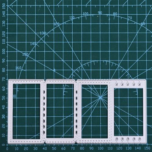 YaMinSanNiO Foldable 3D Metal Cutting Dies For Scrapbooking Album Card Making Knife Moulds Embossing Paper Cards Decor Crafts