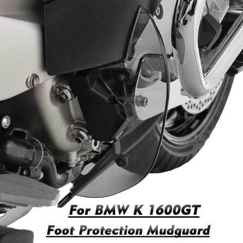 For BMW K 1600 GT 2017-2020 K 1600GT K1600 GT Splash Brake Shift Shield Revised Foot Protectors Motorcycle Foot windshield