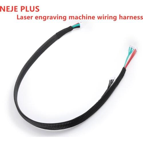 NEJE PLUS laser engraving machine wiring harness, power cord, data cable