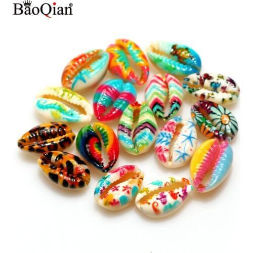 20pcs Mixed Pattern Natural Sea Shells Coquillage Beach Decor Craft Diy Home Marine Style Fish Tank Conch Embellishment