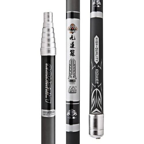 3.6m-7.2m Positioning Hollow Rod Front-End Fishing Peche Short Sections Fishing Stick De Pesca Super Hard Hand Olta Fishing Pole