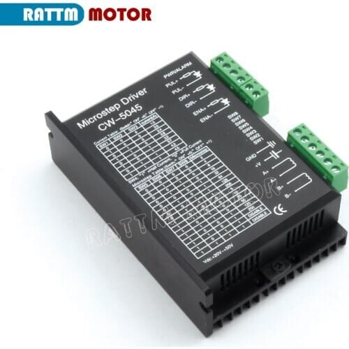 Stepper motor driver CW5045 50V/4.5A 256 Microstep for CNC Router machine Suitable Nema17,23 stepper motor