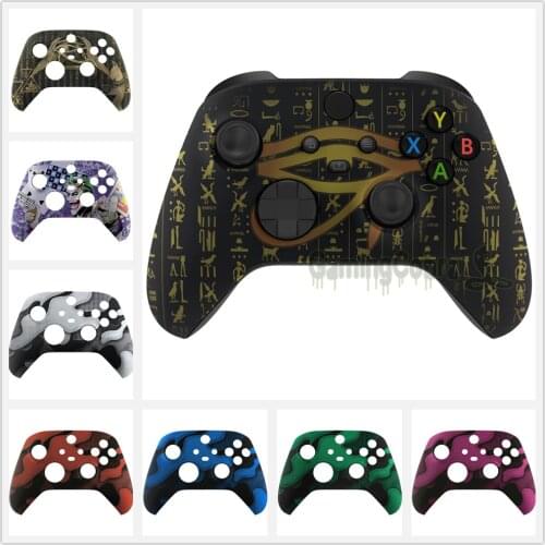 EXtremeRate Custom Soft Touch Front Housing Shell Cover Faceplate for Xbox Series X/S (Xbox Core) Controller