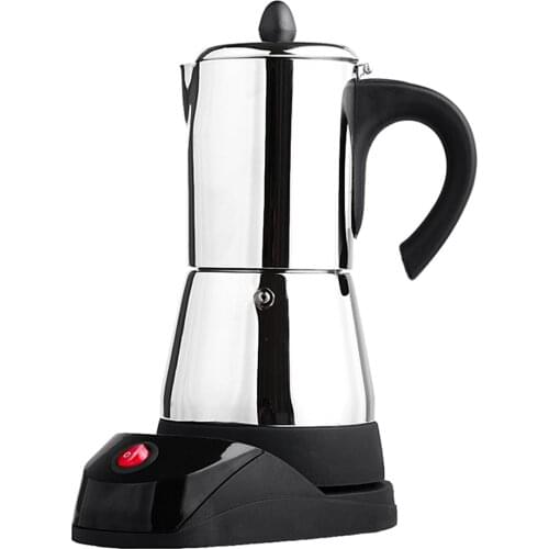 Electric Espresso Latte Percolator Stove Top Coffee Maker Mocha Pot