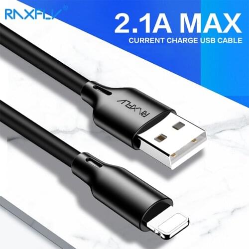 RAXFLY USB Type C Cable For iPhone 12 11 Pro Max X XR XS Max 6 6s 7 8 Plus USB Phone Cable Fast Charging Cord USB Cable For iPad