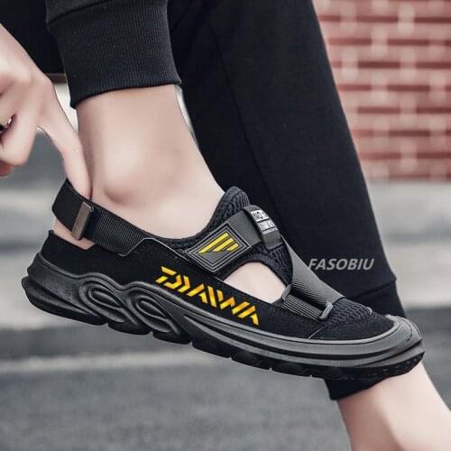 Daiwa Summer Fishing Mountaineering Shoes New Beach Shoes Upstream Shoes For Men Sneakers Outdoor Swimming Fishing Footwear