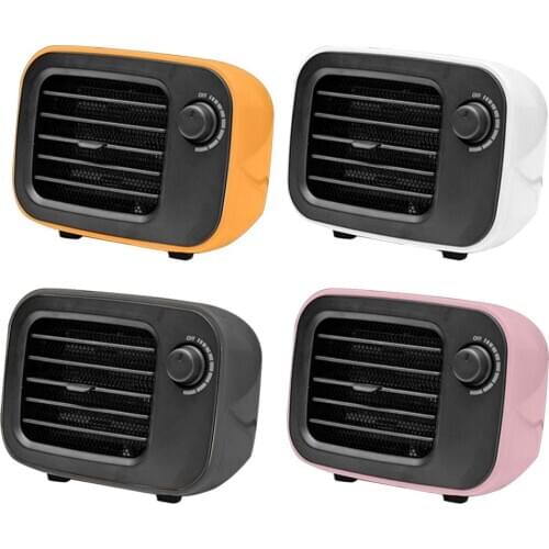 Mini Household Heater Plug-in Metal Mesh Cover Energy Saving Electric Hot Air Blower for Indoor Heating Appliances