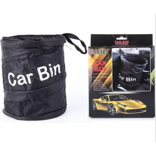 Fashion Wastebasket Trash Can Litter Container Car Auto Garbage Bin/Bag Waste Bins Household Cleaning Tools Accessories