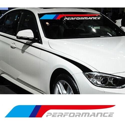 Performance Log Car Front Windshield Sticker or Rear Windows Decal For BMW E84 F48 E83 F25 G01 E70 F15 M3 M4 M5 X1 X3 X5