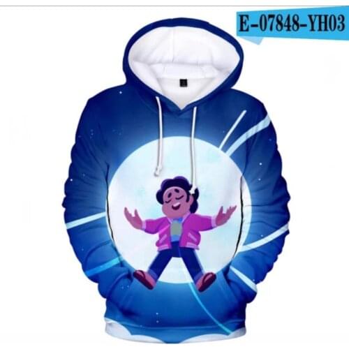 Popular 3D Printed Men Women Anime Streetwear Steven Universe Sweatshirt Harajuku Hoodies Fashion Boys/girls casual Pullovers