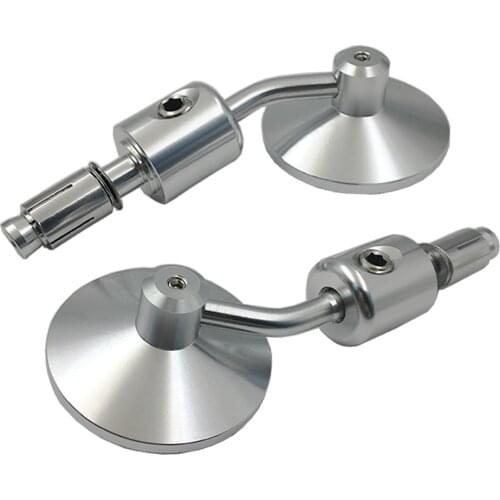 Motorcycle Rear View Rearview Mirrors Round Handlebar End Mirror Scooter Side Mirror FOR Triumph Bonneville Bobber yamaha SR400