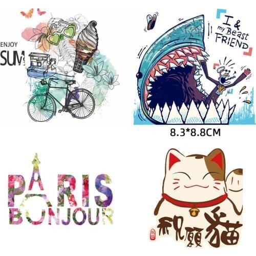 ZOTOONE Iron On Letter Patches Thermal Heat Transfer Badges Washable New Design Diy Accessory Clothing Deco Appliques For Kids H