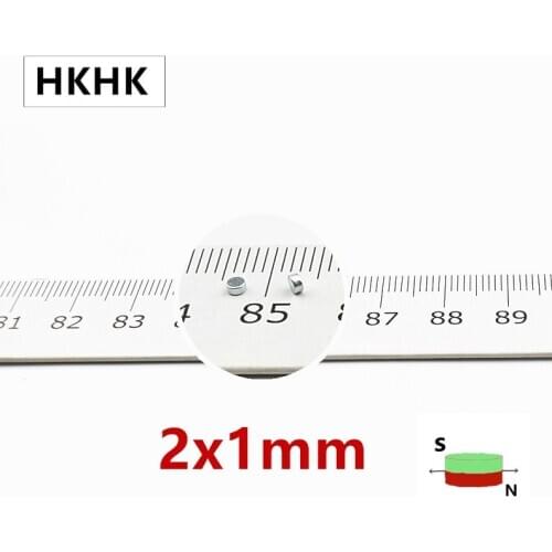 10-10000PCS/LOT disc magnet 2x1 N35 NdFeB magnets 2 x 1 neodymium magnet 2x1