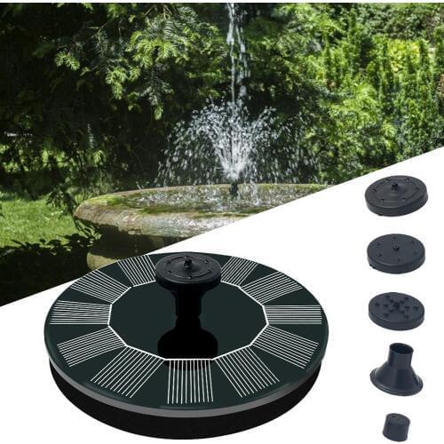 2020 Newest Automatic Start Solar Fountain Pump Waterproof Floating Solar Panel Water Pump Kit For Pond Pool Garden Decoration
