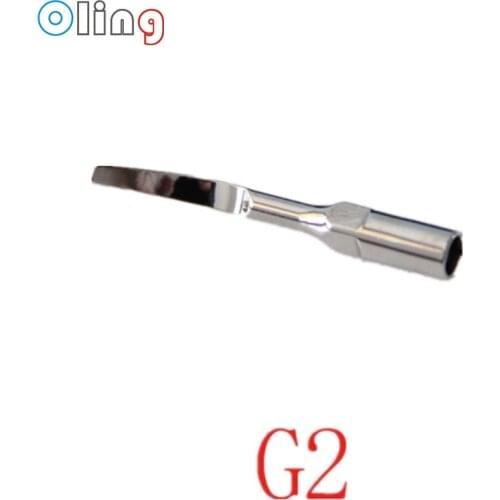 5PCS Dental Ultrasonic Scaler Tips G2 Dental Supragingival Scaling Tip Fit EMS/MECTRON/WOODPECKER G2*5 Scaling Tips