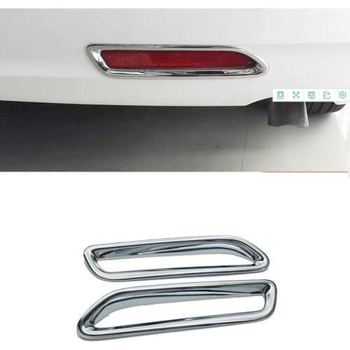 Car accessories ABS Chrome Front Rear fog lamp cover Trim for Toyota Sienna 2011 2012 2013 2014 2015 2016 2017 2018