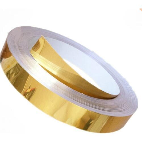 Stainless Steel Decorative Strip Electroplate 0.4mm 0.5mm x 3cm 100m Titanium Black Rose Gold