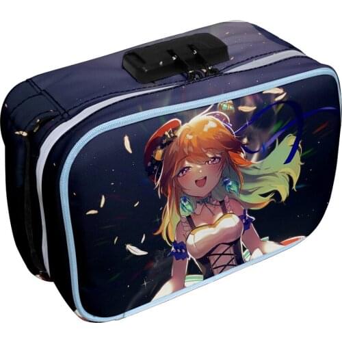 Hololive Takanashi Kiara 3D Merch Oxford cloth 3D printing Deodorant Tobacco Bag Storage Bag Cosmetic Bag