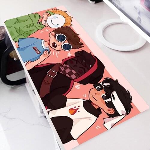 Gamer Keyboard Pad Dream Smp Anime Mouse Pad Pink Mousepad Company Table Mat PC Gamer Cabinet Gaming Laptop Kawaii Accessories