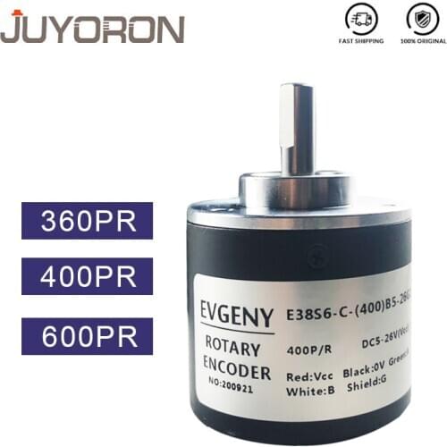 Incremental Rotary Encoder 360P/R 400P/R 600P/R 5-24V DC AB Two Phases 6mm Shaft Outputing NPN or Voltage