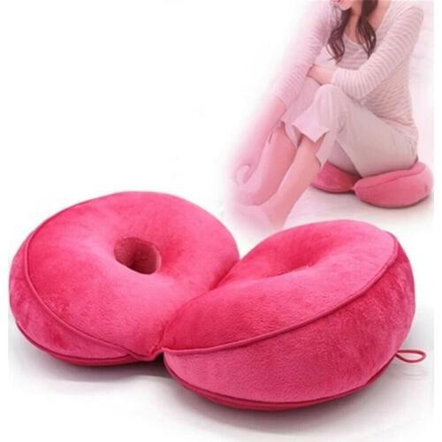 Massage Cushion Multifunctional Dual Comfort Seat Cushion Memory Foam of Hip Lift Seat Cushion Beautiful Butt Latex Seat