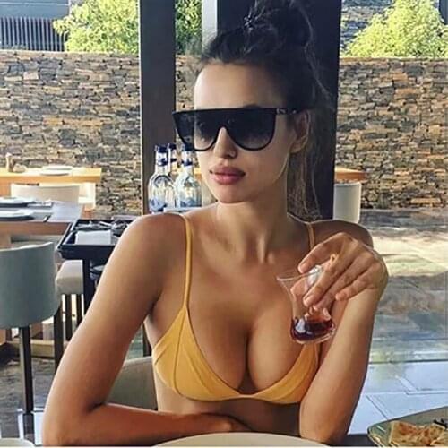 Fashion Colorful Reflective Mercury Sunglasses Oversize Round Frame Glasses Coated Outdoor Internet Celebrity Recommend Gafas