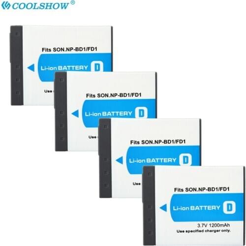 NP BD1 FD1 NP-FD1 NP-BD1 NPBD1 Camera Battery 1200mAh for SONY DSC T300 TX1 T900 T700 T500 T200 T77 T900 T90 Batteries