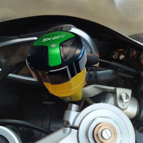 For KAWASAKI NINJA ZX6R ZX-6R ZX636 2018-2022 2021 Front Brake Fluid Cap Master Cylinder Reservoir Cover Motorcycle Accessories