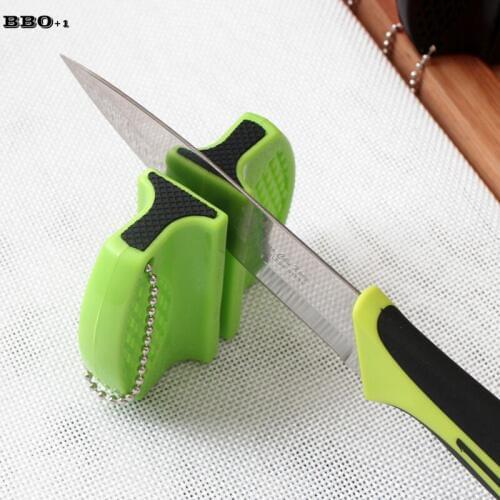 Portable Diamond & Ceramic Kitchen Knife Sharpener Sharpening Stone Household Knife Sharpener Kitchen Tools