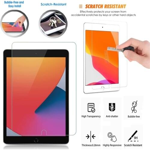 Transparent Protective Glass for Apple IPad Pro 10.5"/Air 3 10.5" 2019 0.3mm HD Eye Protection Anti-Fingerprint Tempered Film