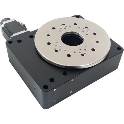 PX110-100H high-precision electric rotary table 360 degree rotation, worm gear, indexing plate, size 100mm ratio 180:1