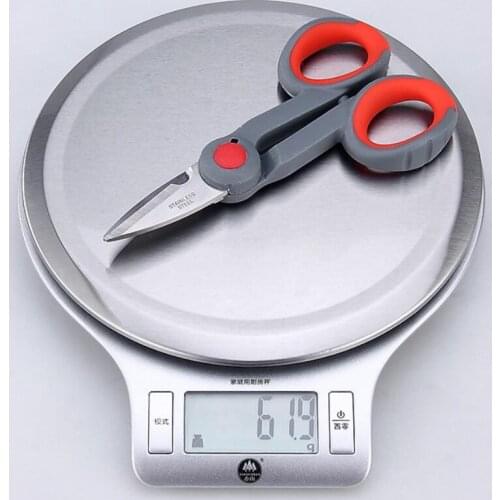 High quality stainless steel Storage Fishing scissors Fishing Line Cutter Clipper Nipper Hook Sharpener Fly Tying Tool Tackle Ge