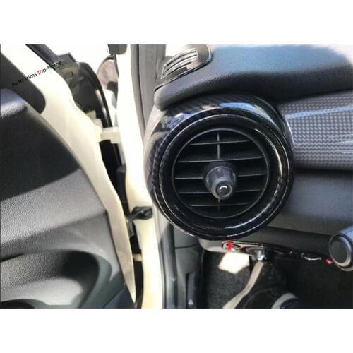 Yimaautotrims Side Air AC Outlet Vent Cover Trim For Mini Cooper F55 F56 F57 3 Door / 5 Door 2014 - 2019 ABS Interior Mouldings