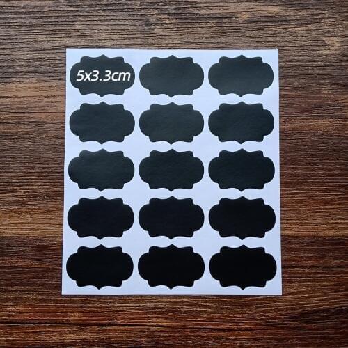 4 Styles Stationery Spice Sticker Jar Sticker Kitchen Labels Removable Label Stickers Organizer Storage Bottles Jars Stickers