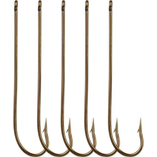 50pcs/lot High Carbon Steel Long handle carp fishing fishing hook wedkarstwo