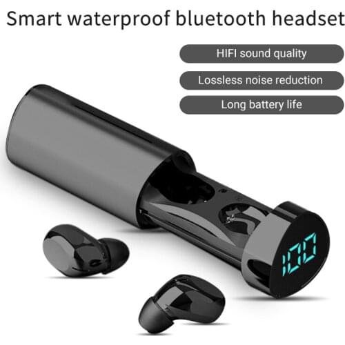 Aiwee Mini Bluetooth 5.1 headphones Long Life Time HiFi Sound Quality Headset TWS Wireless Earphones