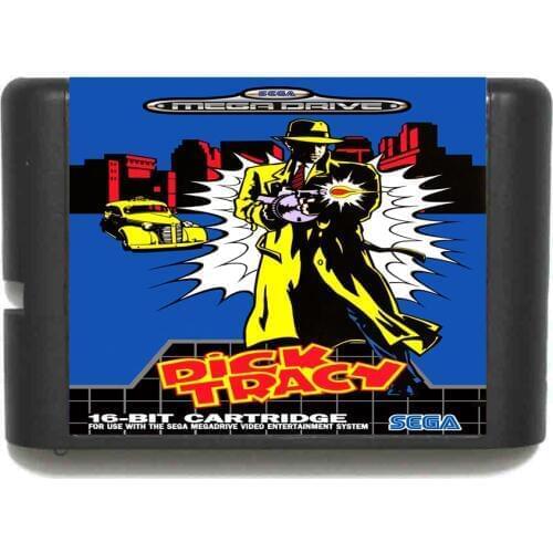 Dick Tracy 16 bit MD Game Card For Sega Mega Drive For Genesis