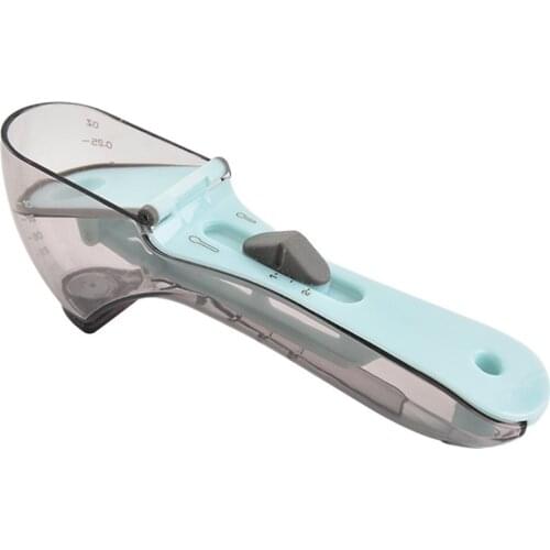 Kitchen Tools Gadgets Measuring Spoon With Scale Sugar Milk Powder Condiment Adjustable Measuring Cup Weight Volumn Food Scale