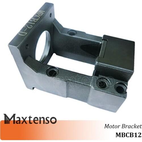 MAXTENSO Professional Motor Bracket Support Unit for ball screw housing MBCB12-D/DP stepper motor with BF12 and Coupler cnc
