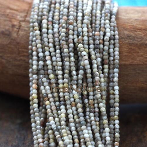 Fashion Faceted Chysunthemum Petite Tiny Beads Round Stones Beads For Necklace And Bracelets In 3 mm BE6023