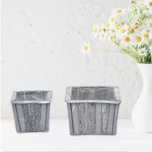 Succulent Flowerpot Set Good Air System Breathable Beyond Planter Cactus Plant Nursery Pot Wood Flower Pot Living Room decor