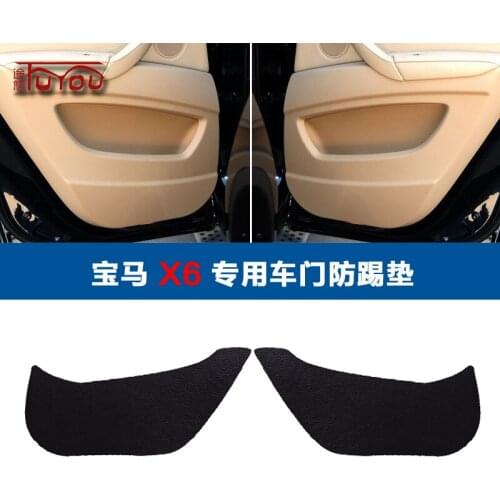 For BMW X6 4pcs Car Inside Door Cover Pad Scratch Protection Anti Kick Pad Car Interior