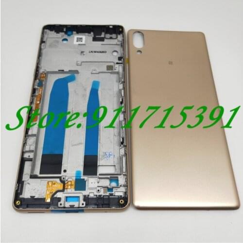 Original Full Housing For Sony Xperia L3 I3312 I4312 I4332 I3322 Middle Frame Bezel Plate Chassis Housing + Battery Cover