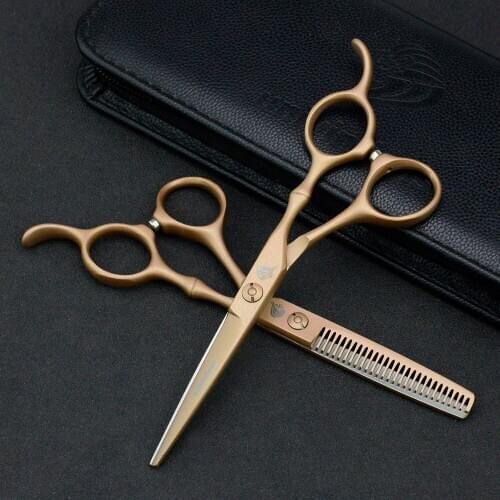 5.5" Salon Hair Scissors Professional Hairdressing Scissor High Quality Cutting Thinning Scissor Shears Hairdresser Barber Razor