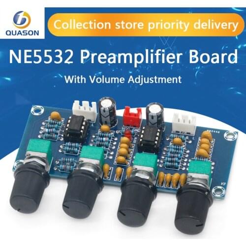 XH-A901 NE5532 Tone Board preamp Pre-amp With treble bass volume adjustment pre-amplifier Tone Controller For amplifier Board
