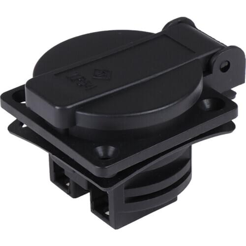 1PCS Hot New AC 250V Waterproof German Standard Power Outlet Single Plug Wall Socket Wholesale