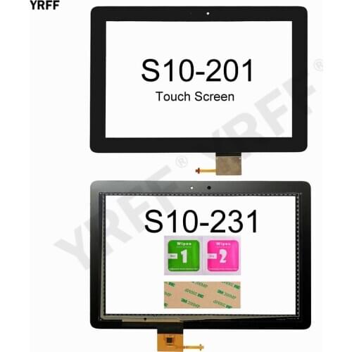 100% test For Huawei MediaPad 10 Link S10-201 S10-231 S10-201WA S10-201U S10-231L S10-231U Touch Screen Digitizer Glass Panel