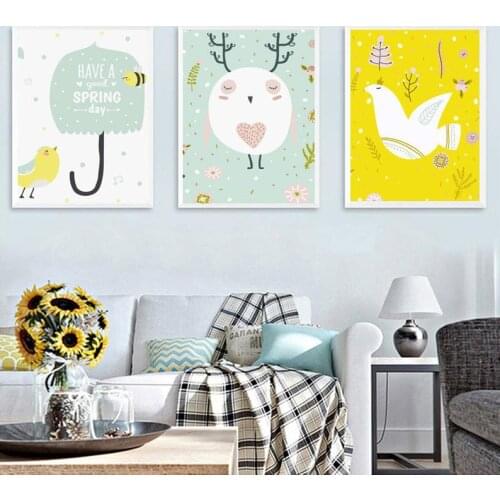 3 Sets Of Animal Paint By Number Kit For Kids Abstract Animal Art Living Room Decor Animal Oil Painting On Canvasanimal Painting